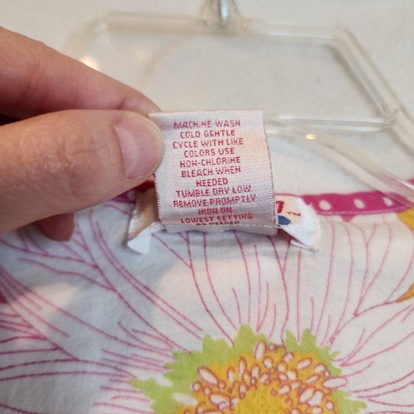 Vintage Seventeen Pajama Set with Retro Floral Size Medium - Picture 5 of 12